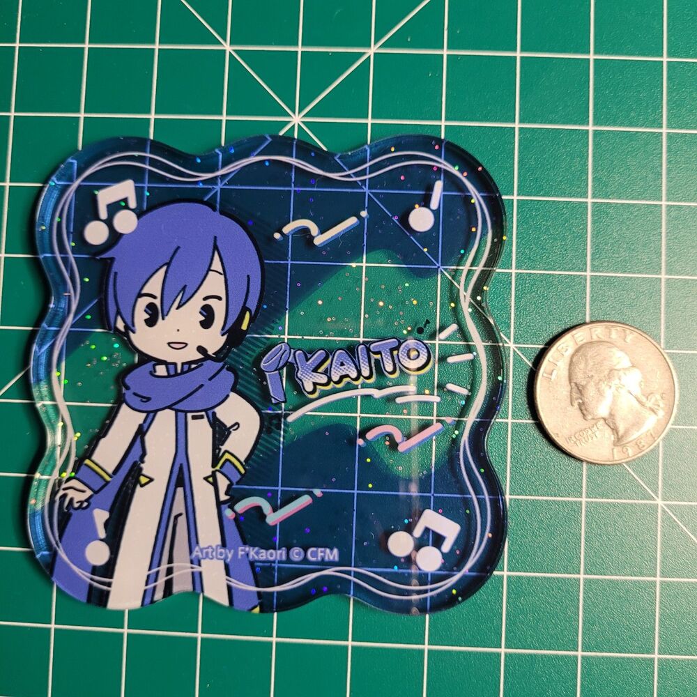 KAITO Vocaloid F’Kaori Acrylic Glitter Coaster